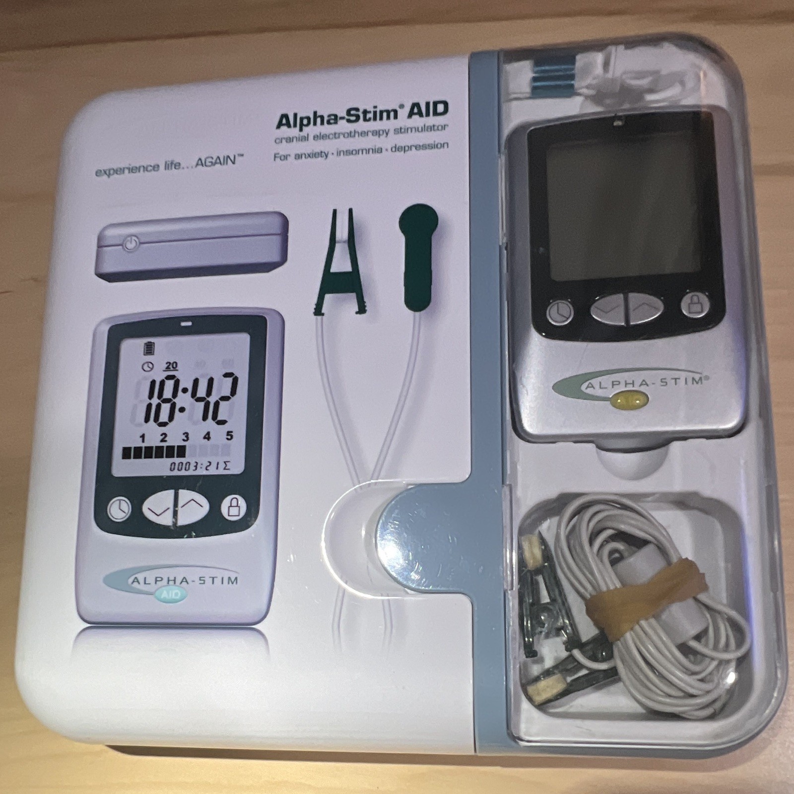 Alpha-Stim AID Device Kit Tested & Working