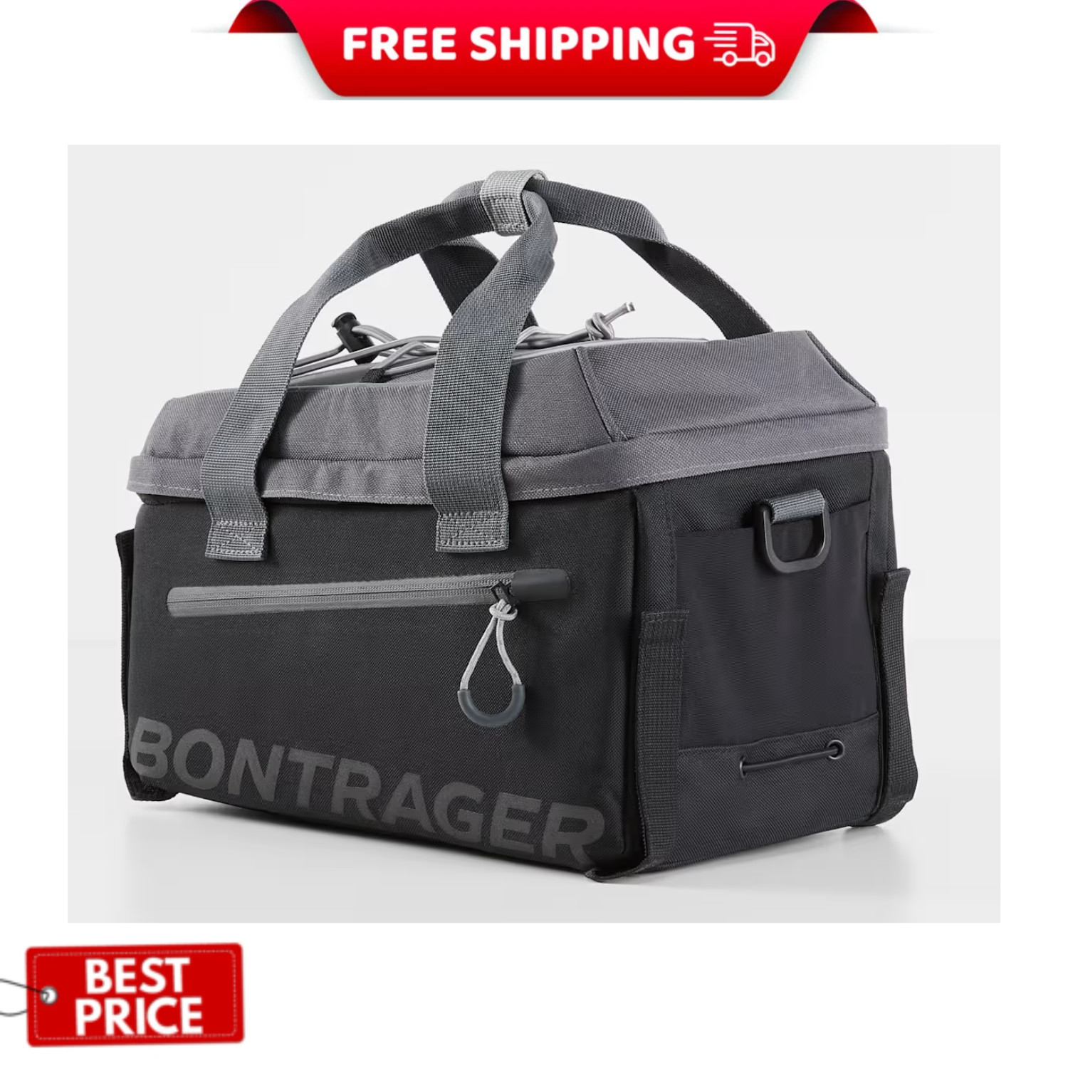 Hot Bontrager Commuter Trunk Bag Rear Rack Bike Storage Black Work /Travel 7L