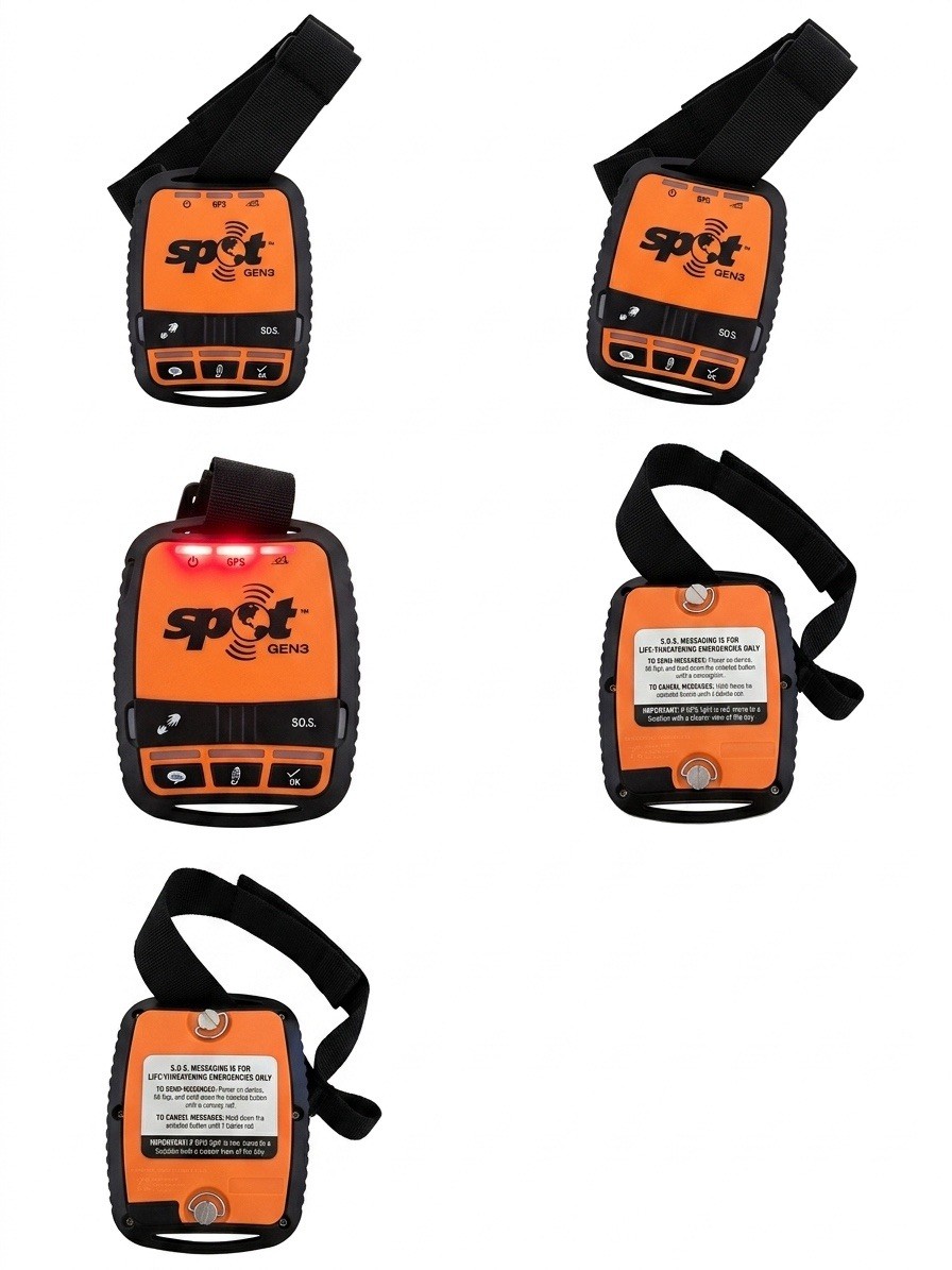 SPOT Gen3 Satellite GPS Messenger Emergency Locator Tracker Hiking Orange