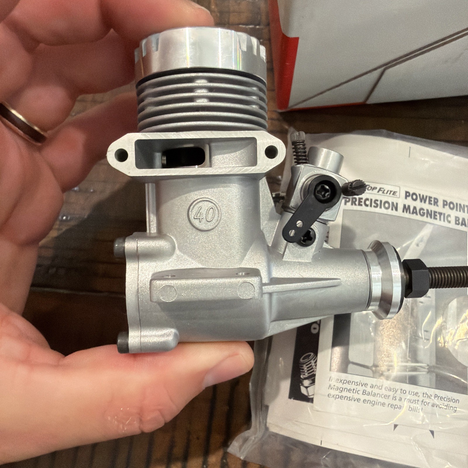 Os Max 40 Fp Nitro Rc Model Airplane Engine NOS New In Box