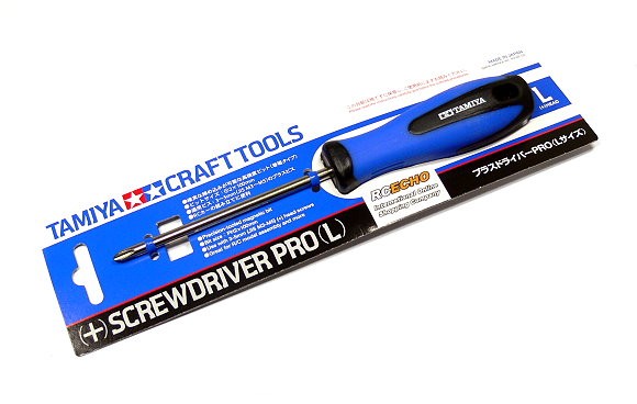 TAMIYA Model Craft Tools (+) Screwdriver Pro (L) 74120