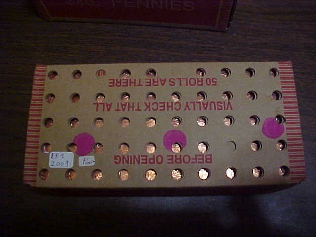 2009 P  Birth Place LP-1 Lincoln Cent BU Unopened case of 50 rolls, as pictured.