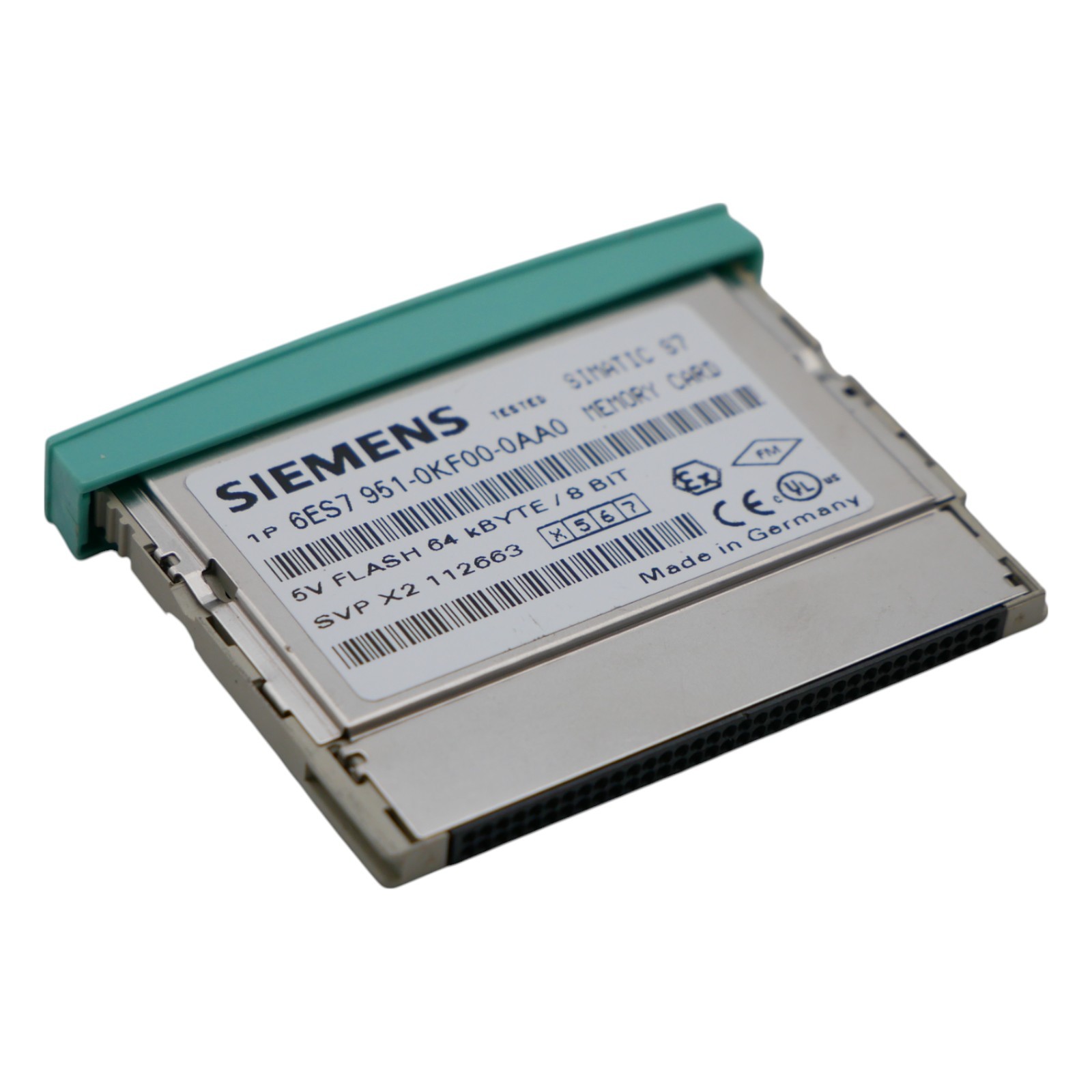 Siemens SIMATIC S7 6ES7951-0KF00-0AA0 Version: 04 5V Flash 64kb/8Bit -used-