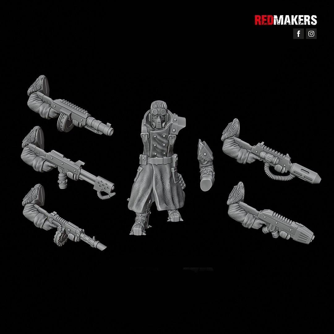 ICE WARRIORS INFANTRY GRENADE LAUNCHER SET (8U)