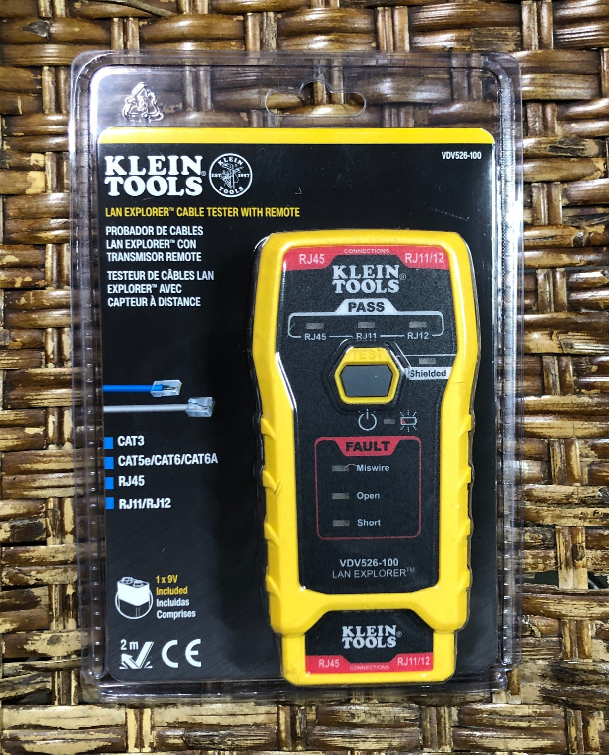 Klein VDV526-100 LAN Explorer Data Cable Tester With Remote (NEW SEALED)