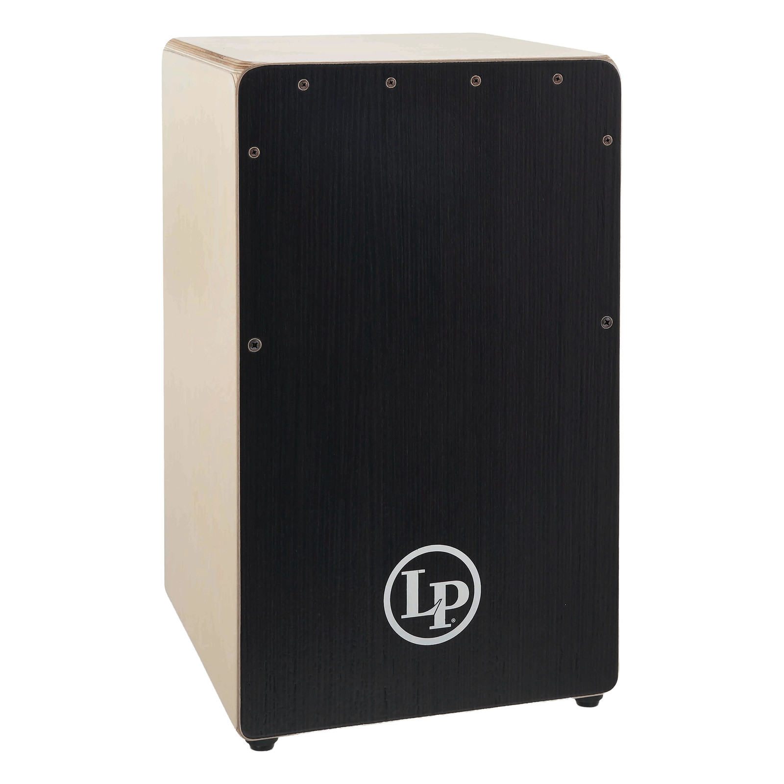 Latin Percussion LP1491BS Birch Woodshop Cajon - Black Stripe