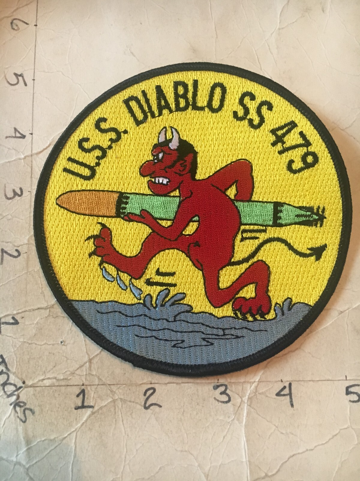 US Navy USS Diablo SS-479 Submarine patch 6/9/25