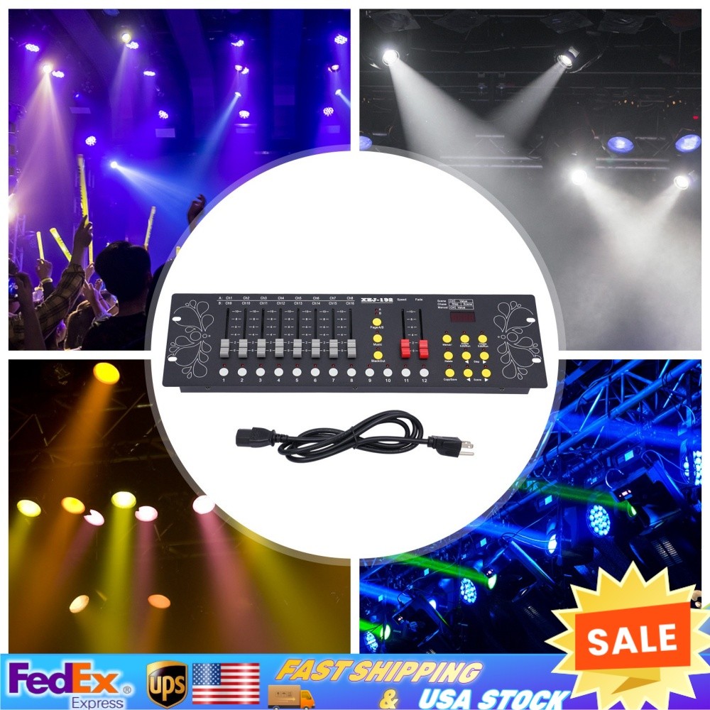 USA NEW Dmx Controller Dj Lighting Controller Stage Equipment Disco Party Bars