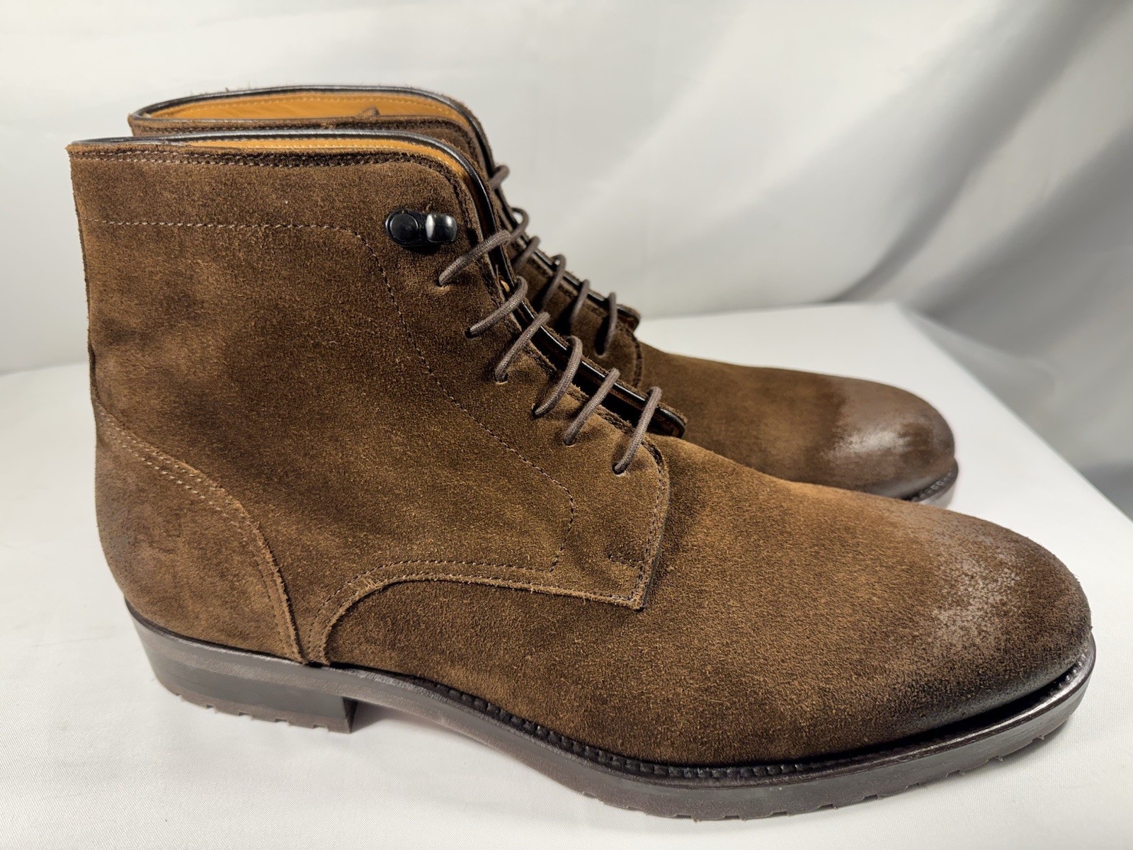 MAGNANNI Kam II Boots Mid Brown Brown Suede 25905 Men's US 10 EU 43 UK 9.5 $495