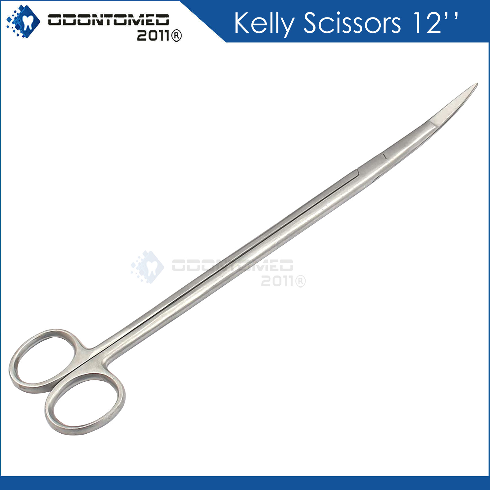 1 Pc Fish Aquarium Cleaner Kelly Scissors Curved 10" Long Handle Sharp/Sharp