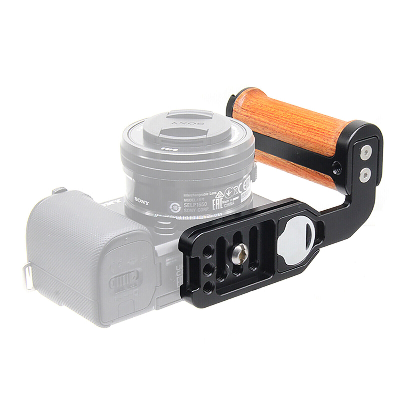Side Wood Handle Left L-Plate Quick Release Plate Universal Camera Accessory Xb