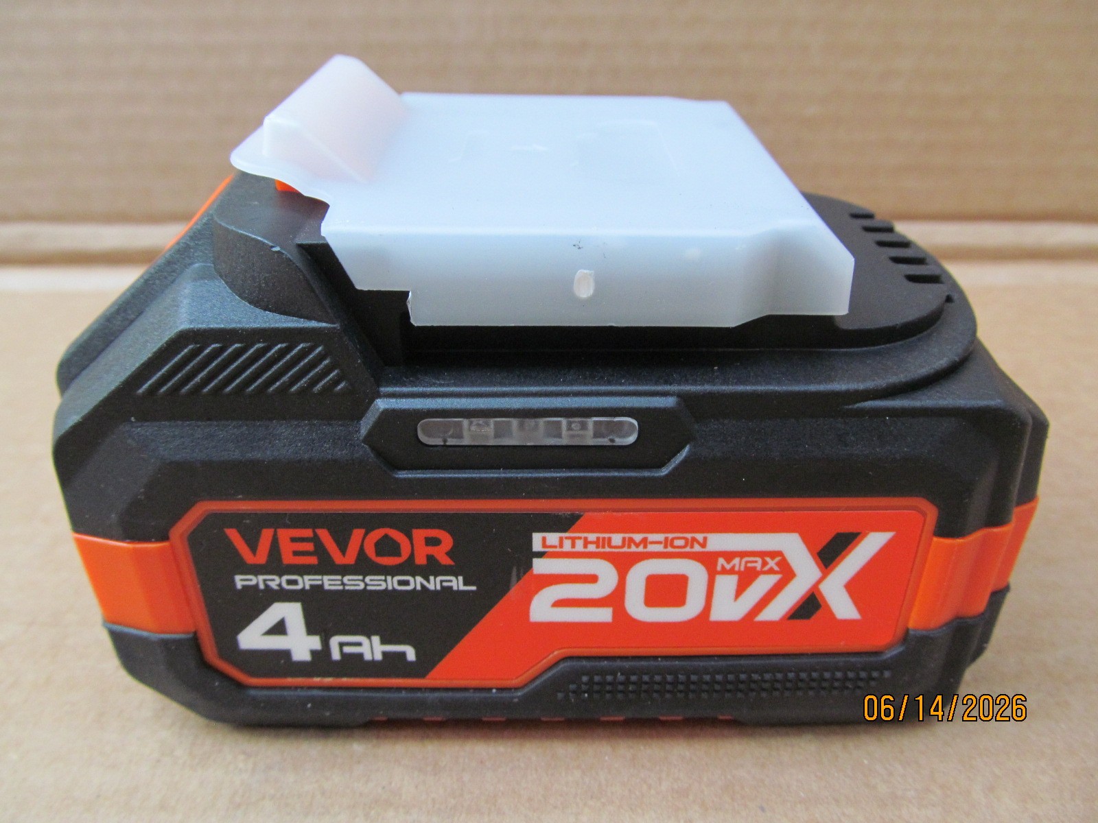 NEW Genuine Vevor 20V 4.0Ah POWER TOOL battery 4Ah P/N DC/Li20V/MTSC-4.0Ah