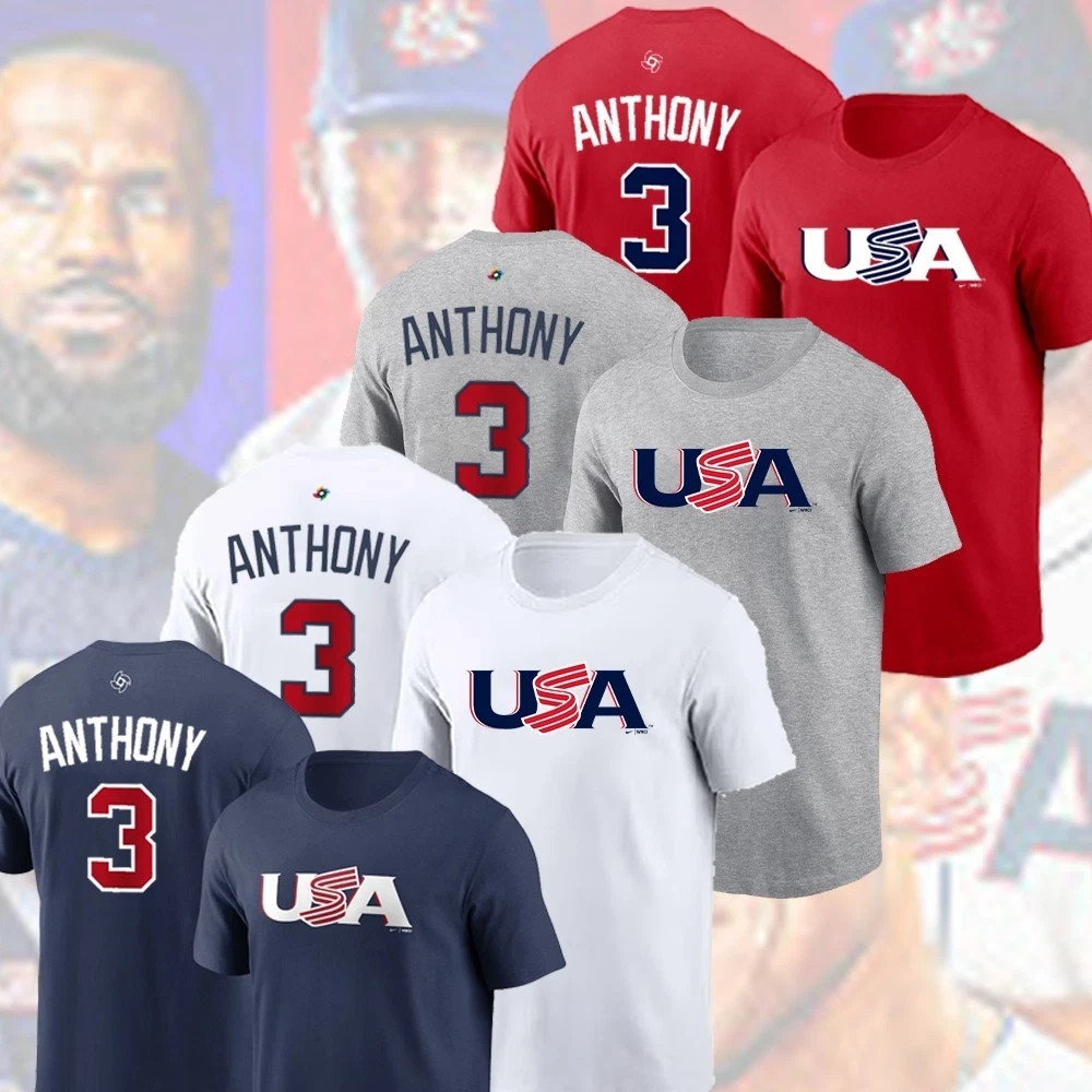 Roman Anthony #3 USA Baseball 2026 World Baseball Classic T Shirt S-2XL