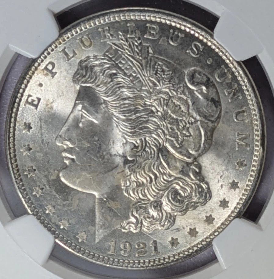 1921 Morgan Silver Dollar NGC MS-64