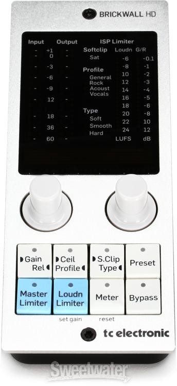 TC Electronic BRICKWALL HD-DT Mastering Brickwall Limiter Plug-in with Dedicated