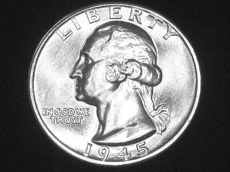 1945-D Washington Quarter --- Very Choice Uncirculated