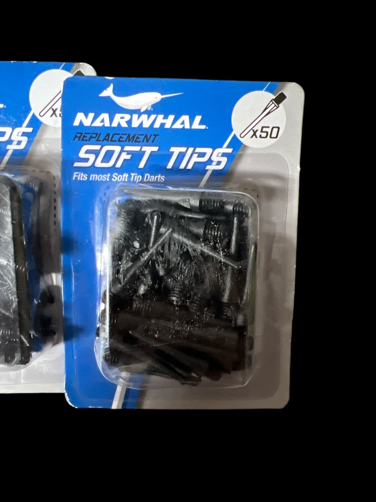 150 Count - Narwhal Soft Tips Replacement for Darts (3 NEW PACKS) -S3