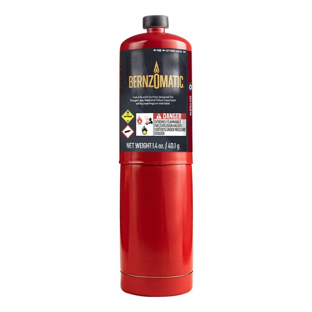 BERNZOMATIC 333666 BERNZOMATIC 1.4oz Filled Oxygen Cylinder 2YMW5