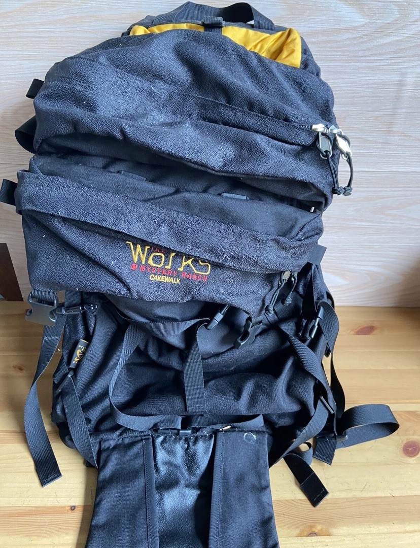 The Works @ Mystery Ranch CAKEWALK Backpack 3400ci 55L Climbing Hiking EXC COND