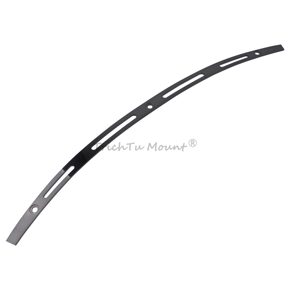 Black 4 Slot Fairing Windshield Trim for Harley Street Glide Special FLHXS 14-23