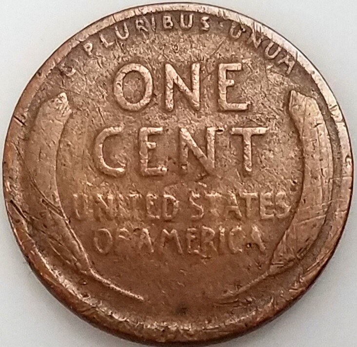 1911 Lincoln Cent, Mint Error, Lamination on the obverse!