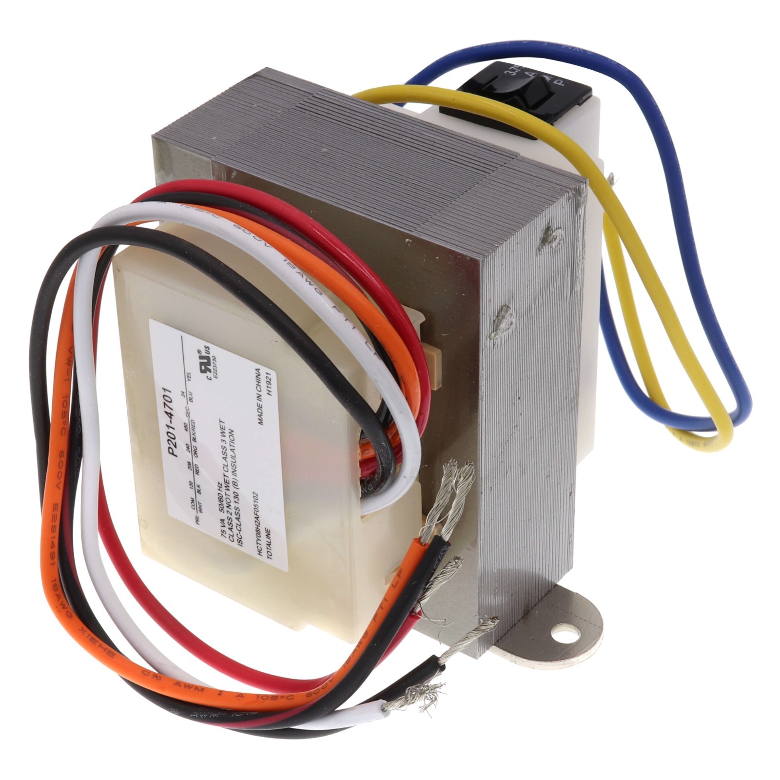 New NIB Totaline P201-4701 Transformer 75 VA, 50/60Hz, PRI 120/208/240/480 VAC