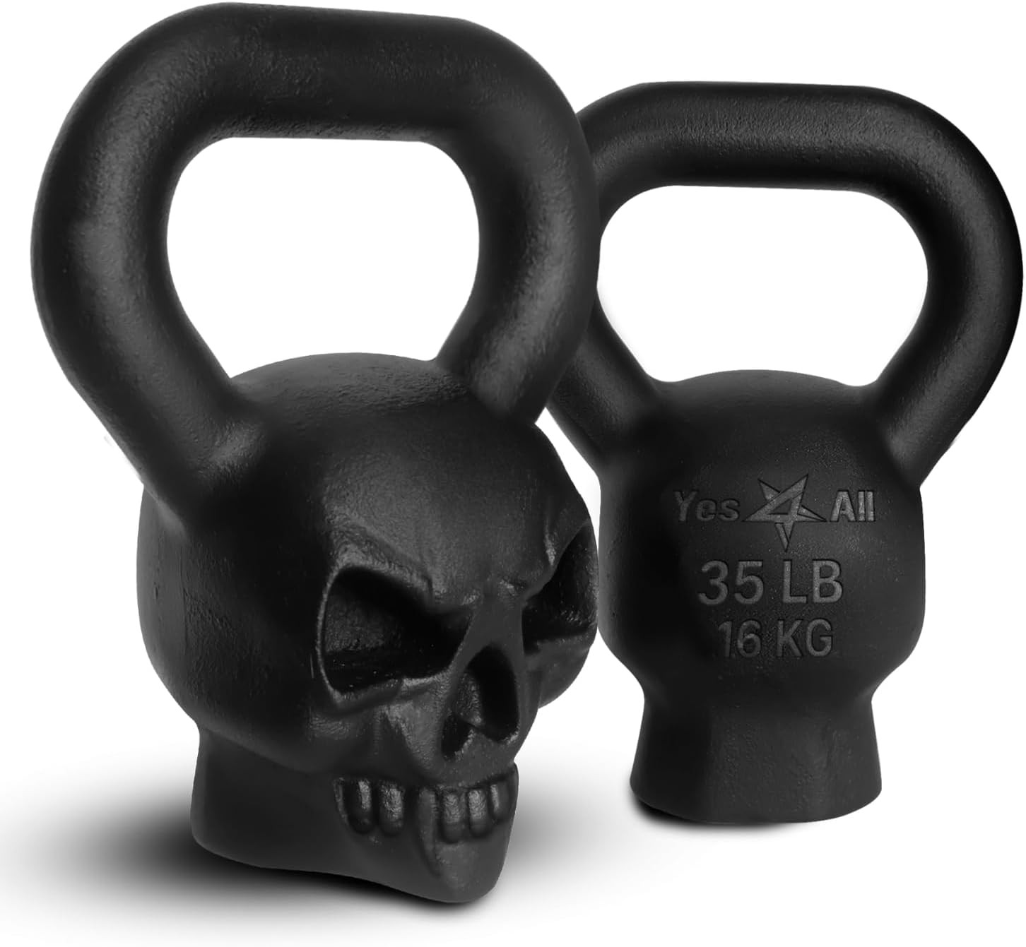 Yes4All Kettlebell Special Shape, Upgraded &Multifunctional for Advanced Trainin