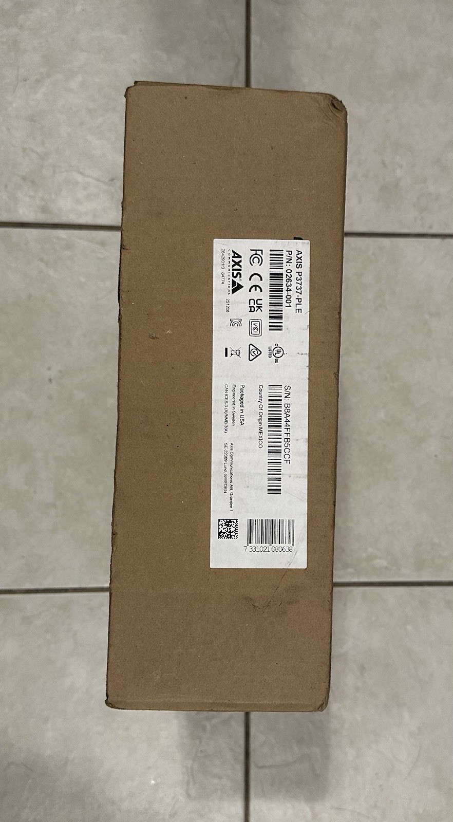 Axis P3737-PLE Panoramic Camera