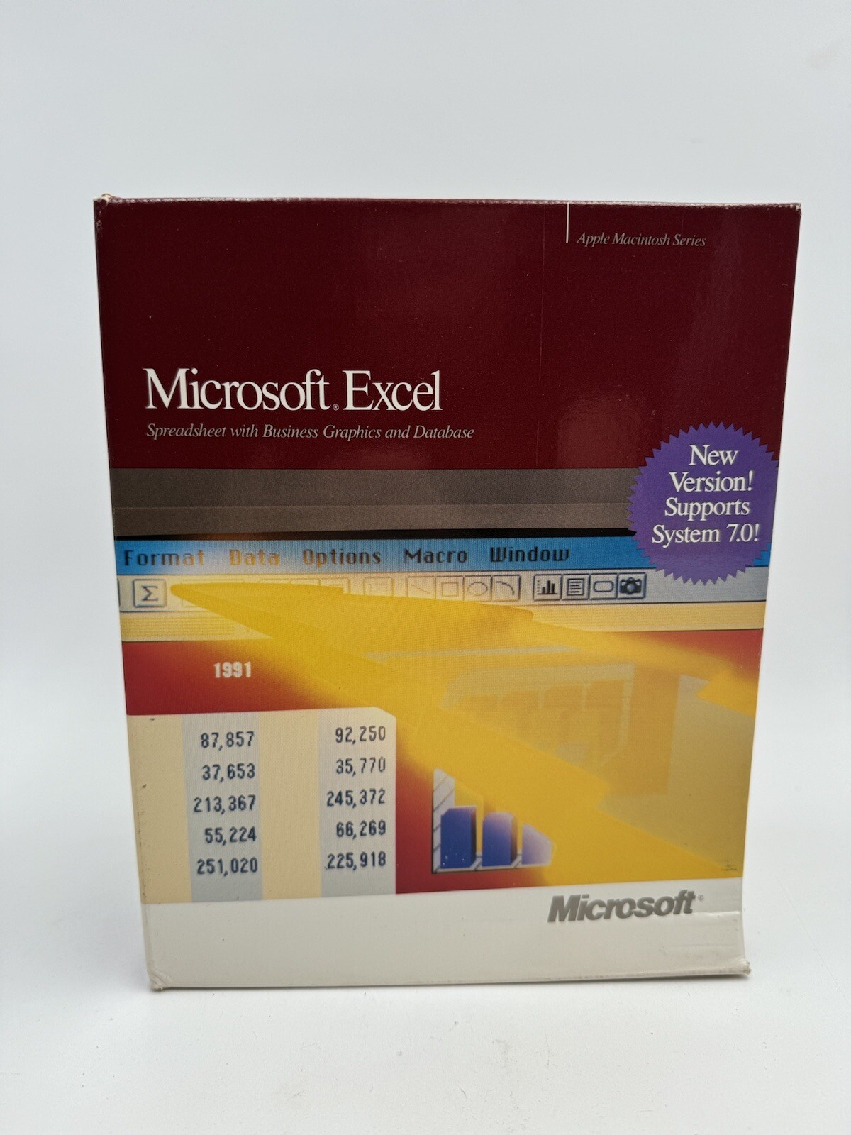 Vintage Microsoft Excel For Macintosh Version 3.0
