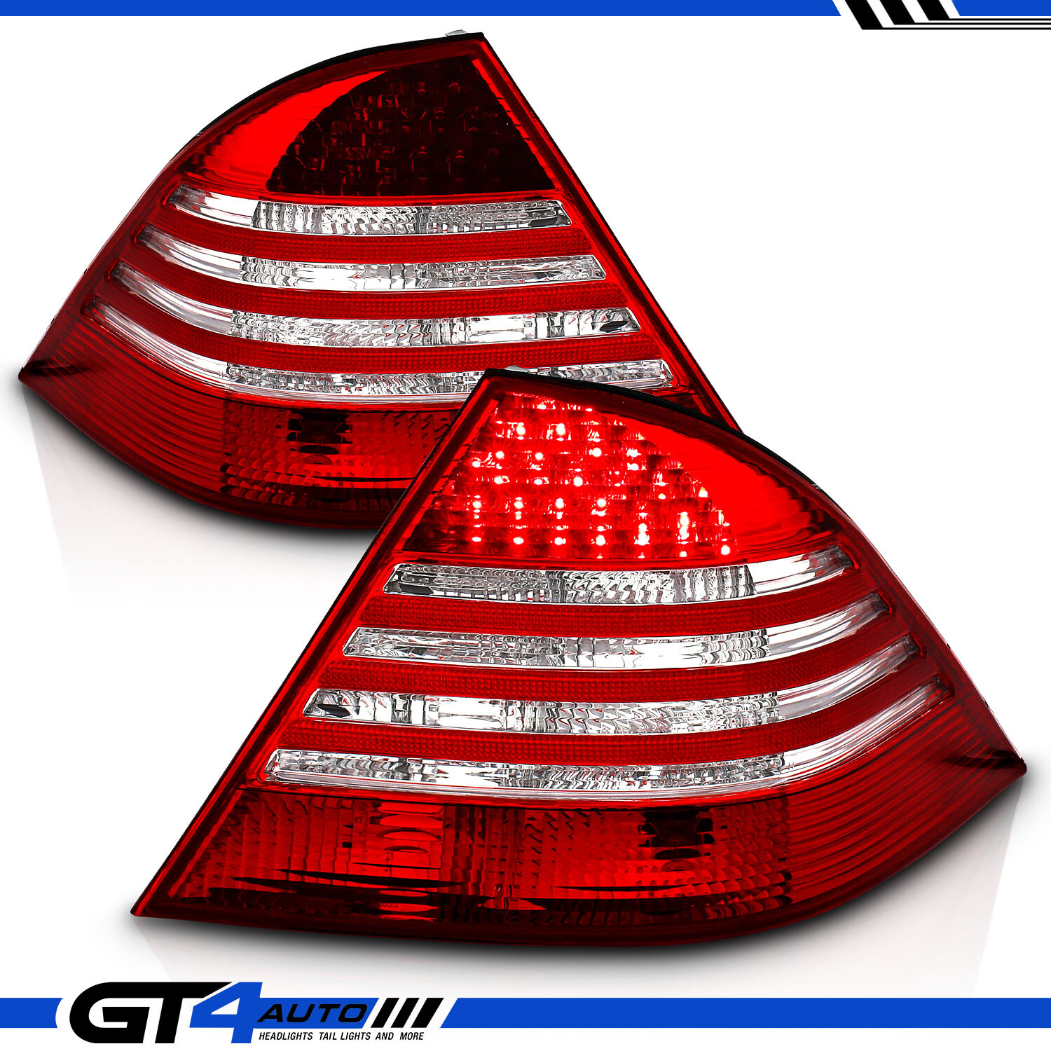 00 01 02 03 04 05 06 Mercedes Benz W220 S-Class S430 S500 S600 LED Tail Lights