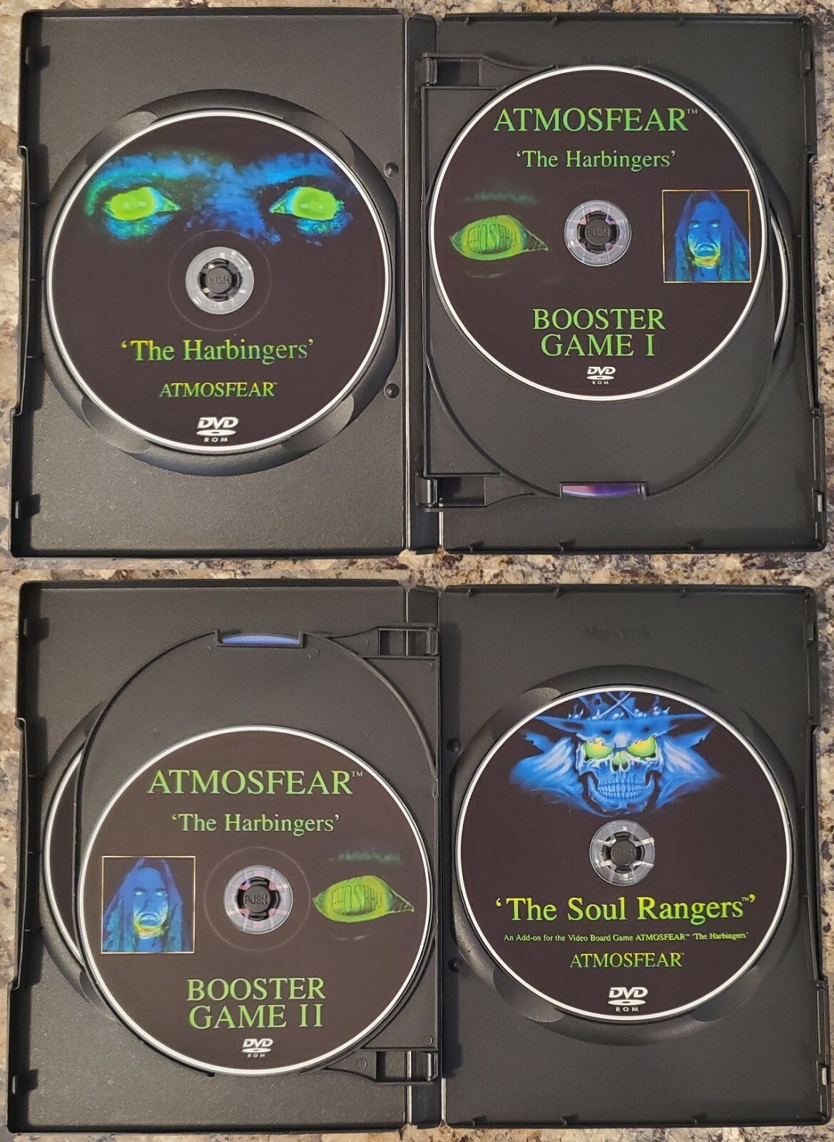 The Harbingers, Booster Game 1 & 2, The Soul Rangers / Atmosfear DVD COMBO PACK