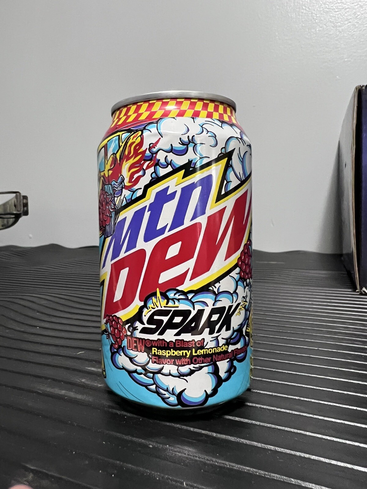 NEW 2022 Mountain Dew SPARK Raspberry Lemonade Full 12oz Can UNOPENED Limited