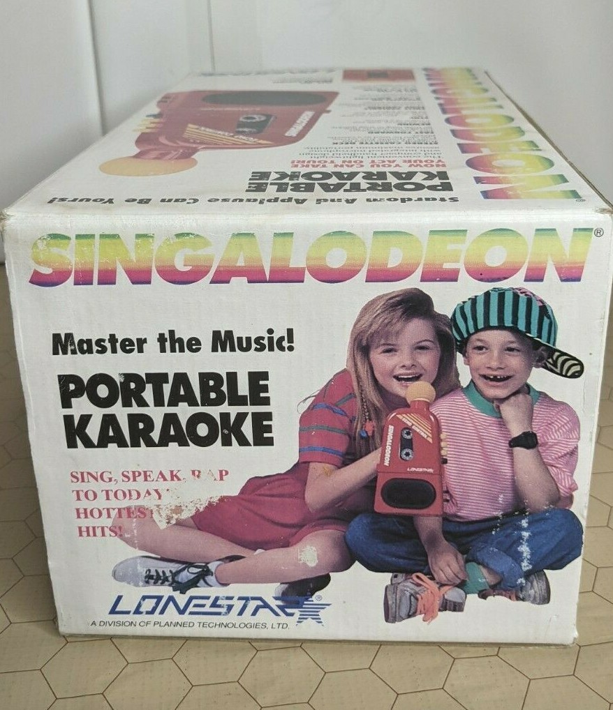 Singalodeon Handheld Portable Karaoke - Lonestar Model K-3 - Missing Cassette