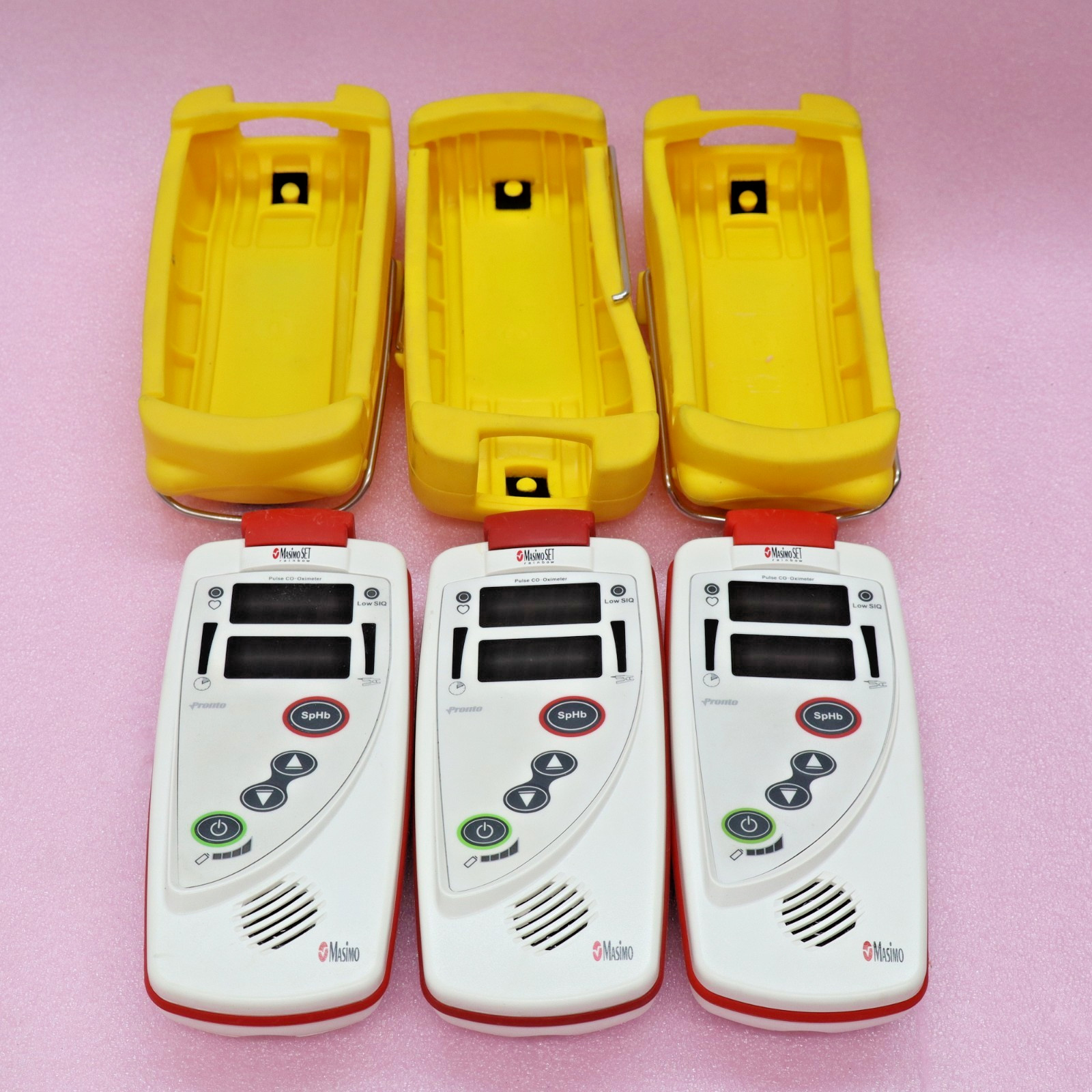 Lot-3 Masimo MX-51 Pronto Pulse CO-Oximeter SpHb Monitor T5-E18