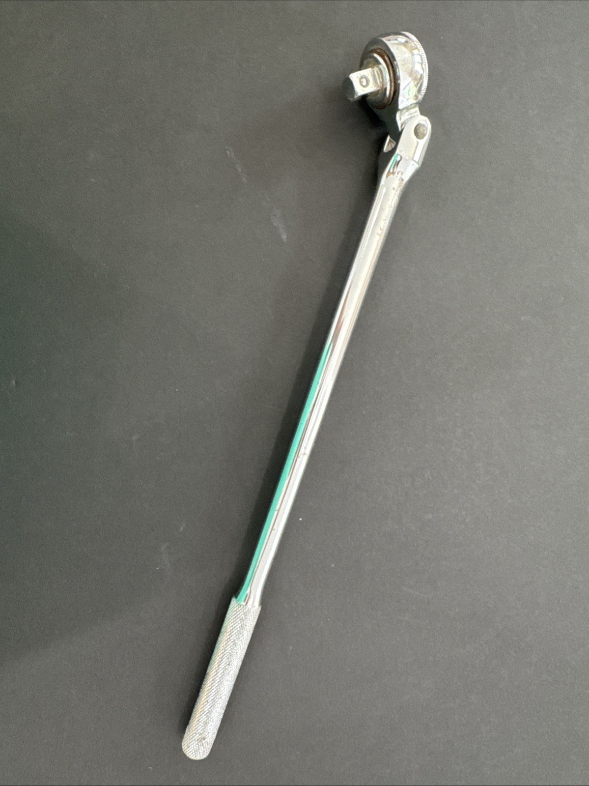 Vintage Husky 24203 1/2" Drive 18" Long Handle Flex Head Ratchet USA