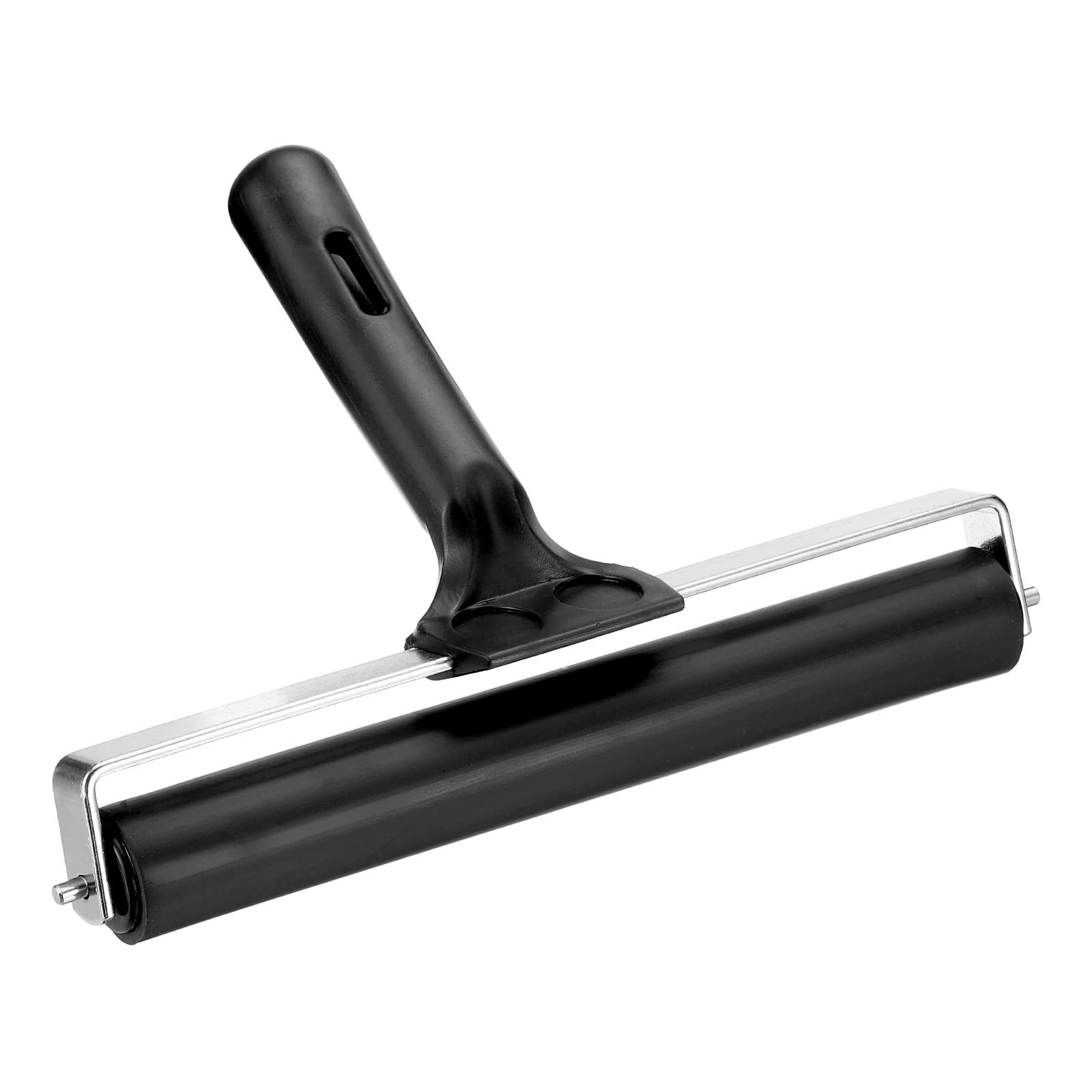 8 Inch Rubber Roller Brayer, Anti Skid Hard Rubber Roller Tools for Wallpaper...