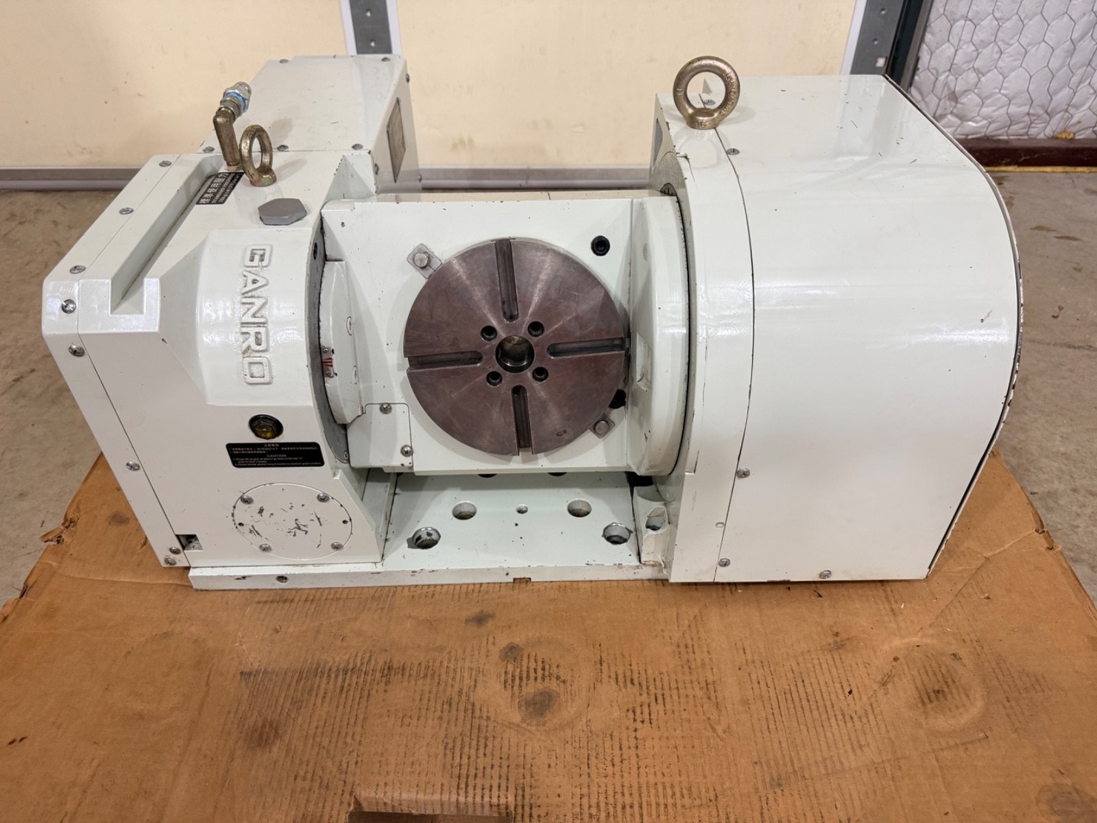 Ganro TR-202S CNC Tilting Rotary 5th Axis. 200mm Dia. Table (Yaskawa motors)