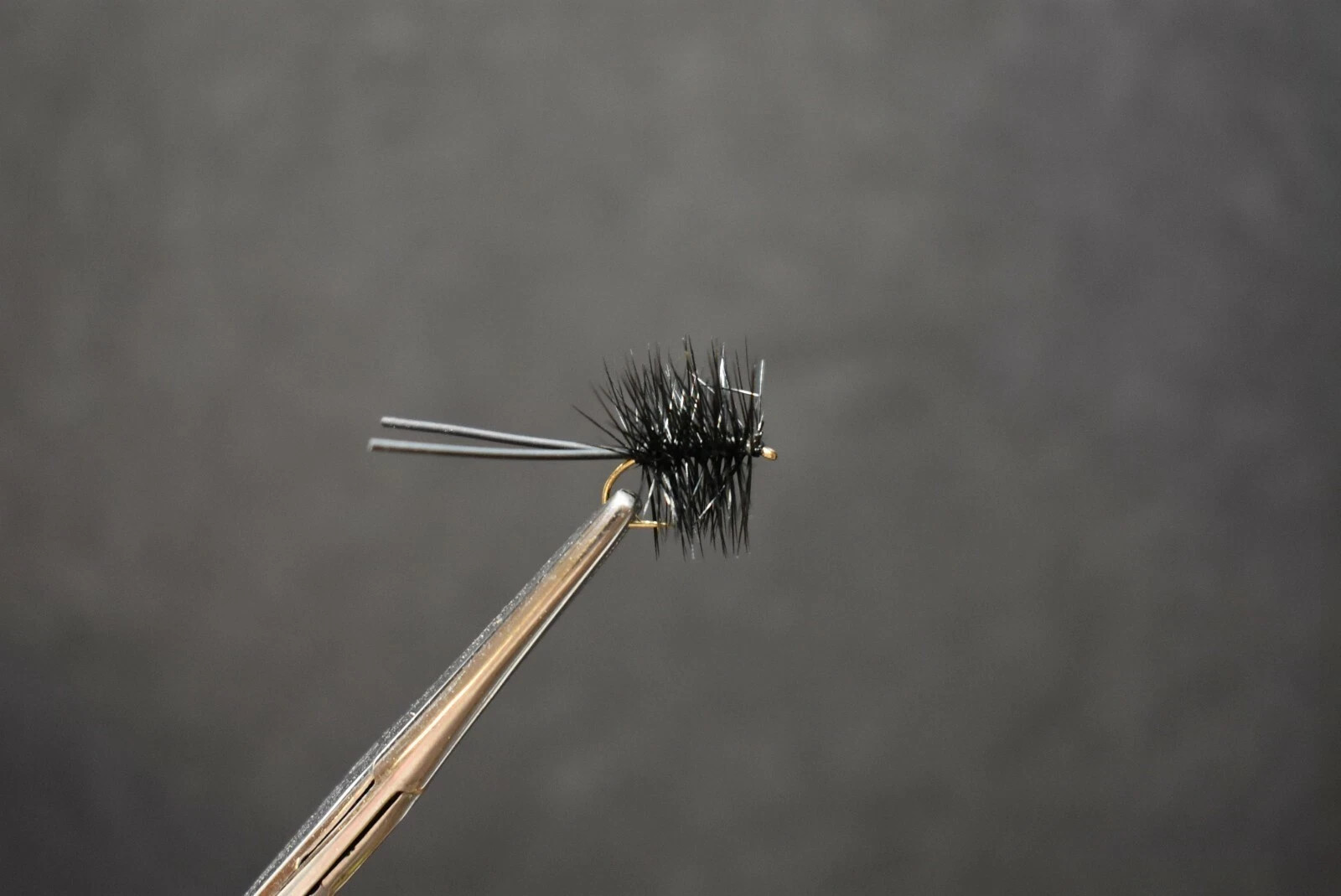 BLACK HERL MIDGE DRY Fly Fishing Fly Flies, 1 Fly, You Choose Size