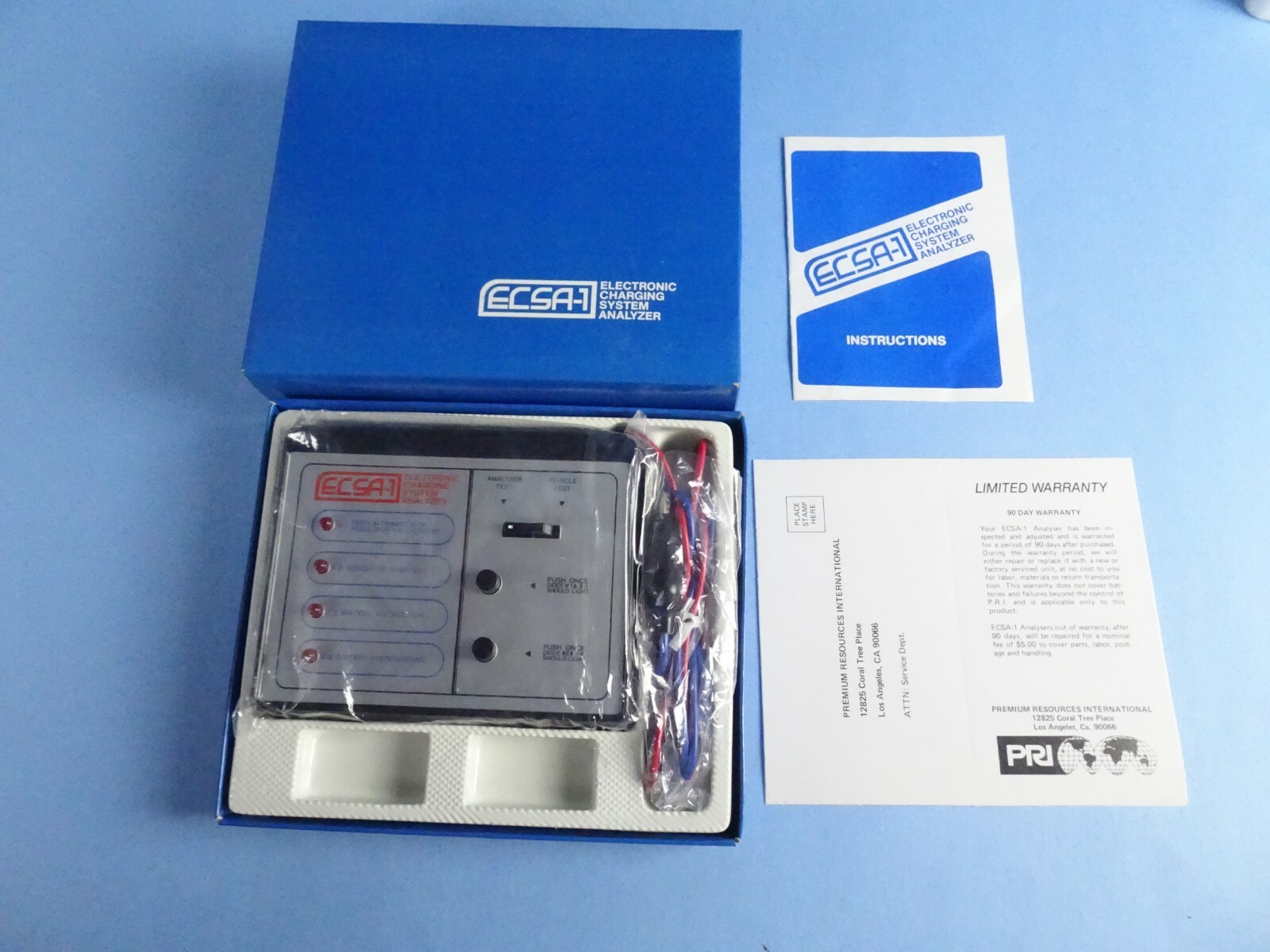PRI Electronic charging system analyzer.   65