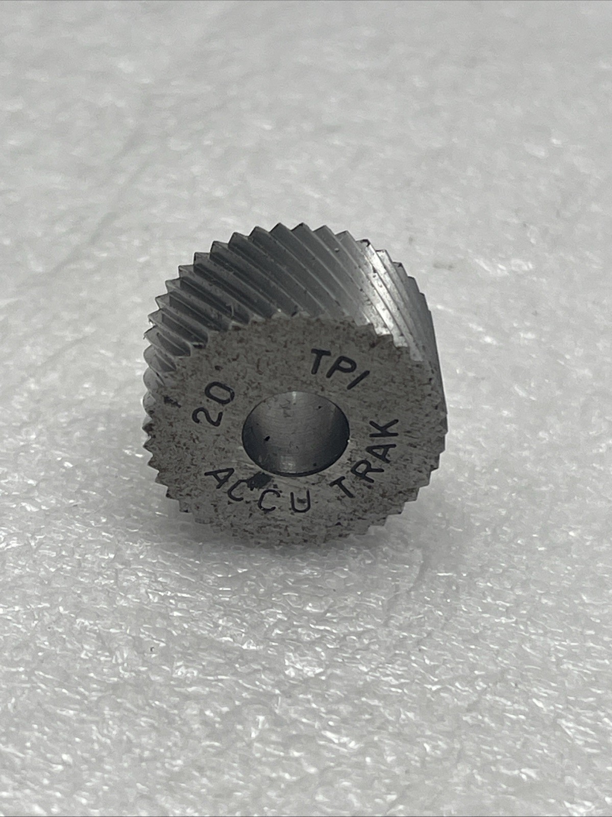 3/4” x 3/8” Accu Trak KPL Spiral Tooth Knurl Wheel, 20 TPI