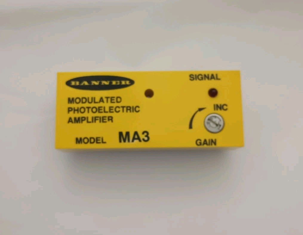 Banner Modulated Photoelectric Amplifier Model ma3