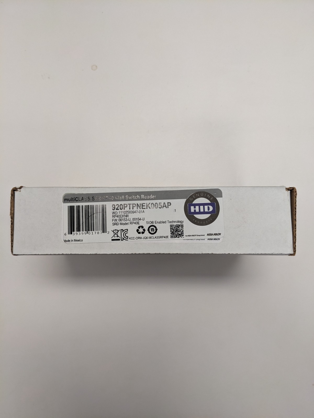 HID multiCLASS SE RP40 Reader 920PTPNEK005AP Access Control Reader