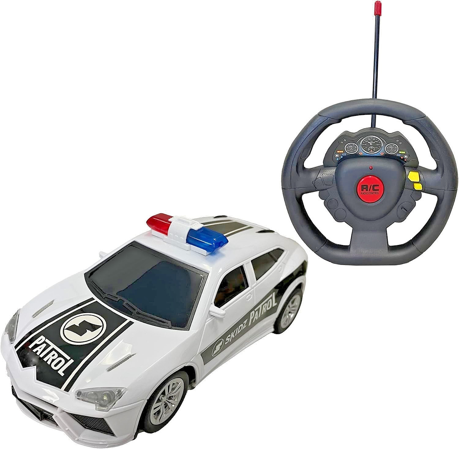 MISCO R/C RACER PATROL WITH STEERING SUPERCHARGE SPORTS - BLACK COLOR ONLY
