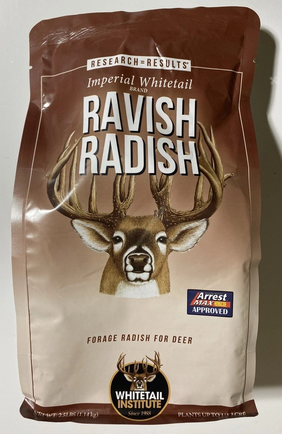 Whitetail Institute Imperial Ravish Radish Food Plot Mix Hunting 2.5# 1/4 Acre