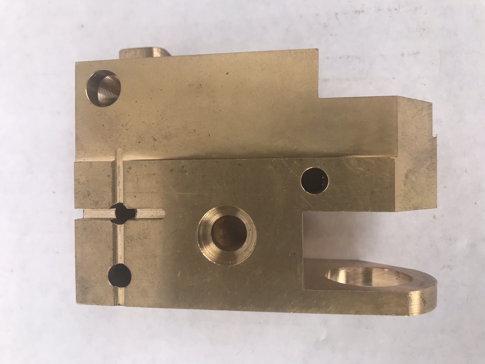 Heidelberg Operator Side Brass Side Guide Block C5.072.201