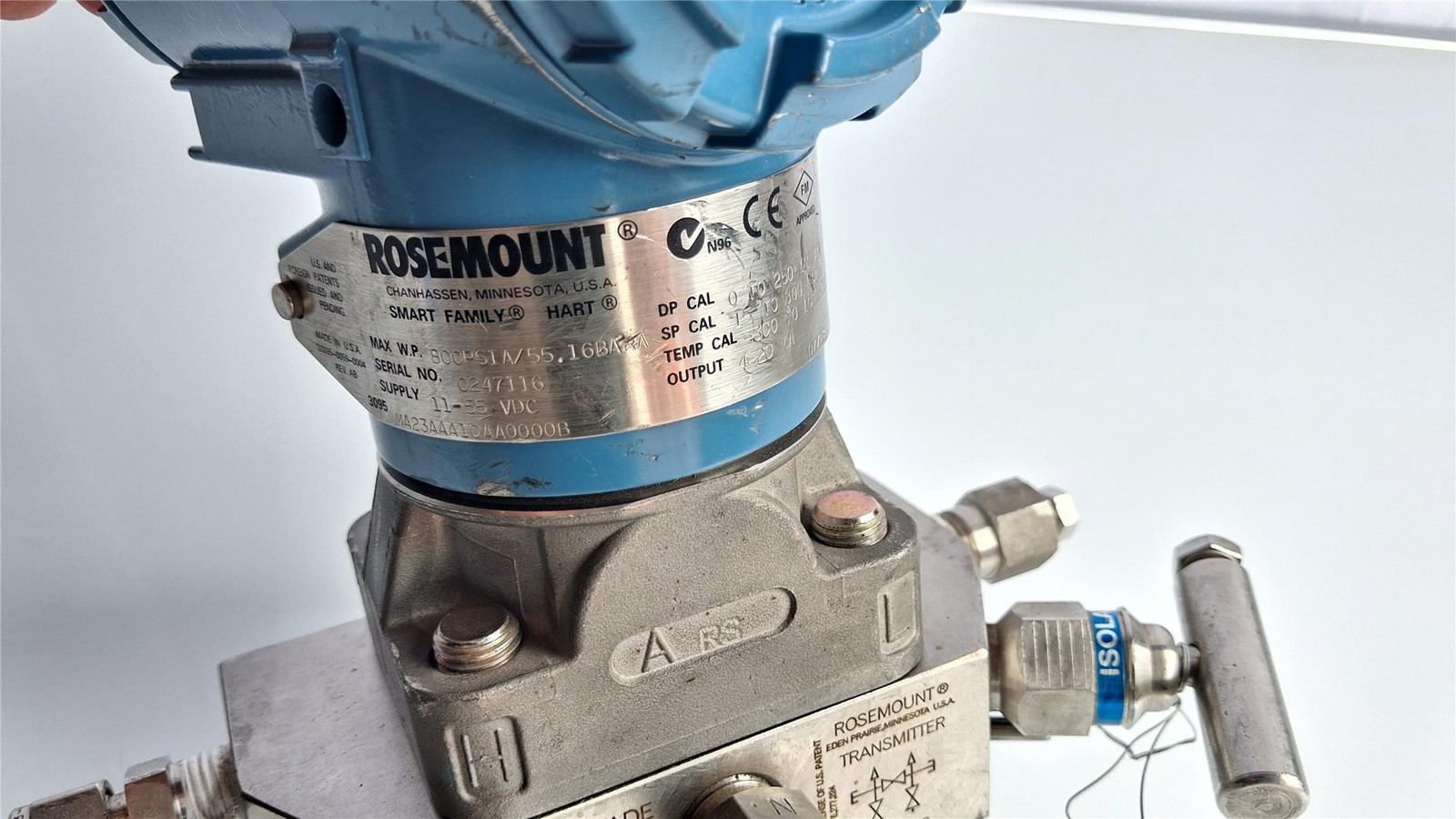 ROSEMOUNT SMART TEMPERATURE TRANSMITTER MA23AAA10AA0000B