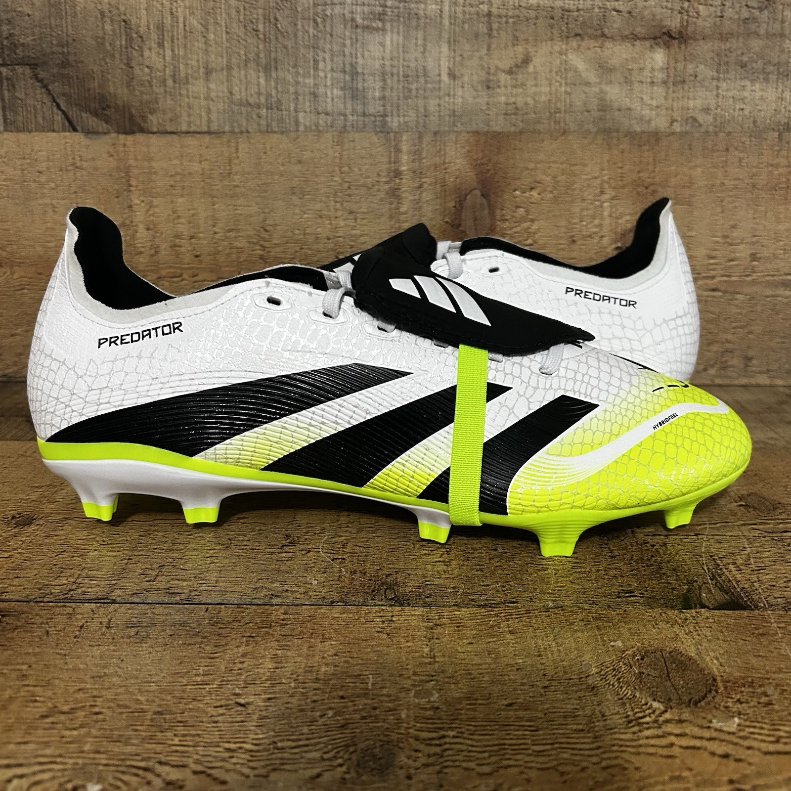Adidas Predator League FT FG Mens Size 8.5 Soccer Cleats White Black Lemon NEW