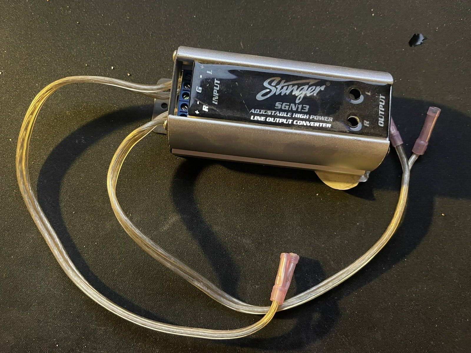 STINGER SGN20 SIGNAL NOISE ELIMINATOR FILTER GROUND LOOP ISOLATOR FOR AMPLIFIER