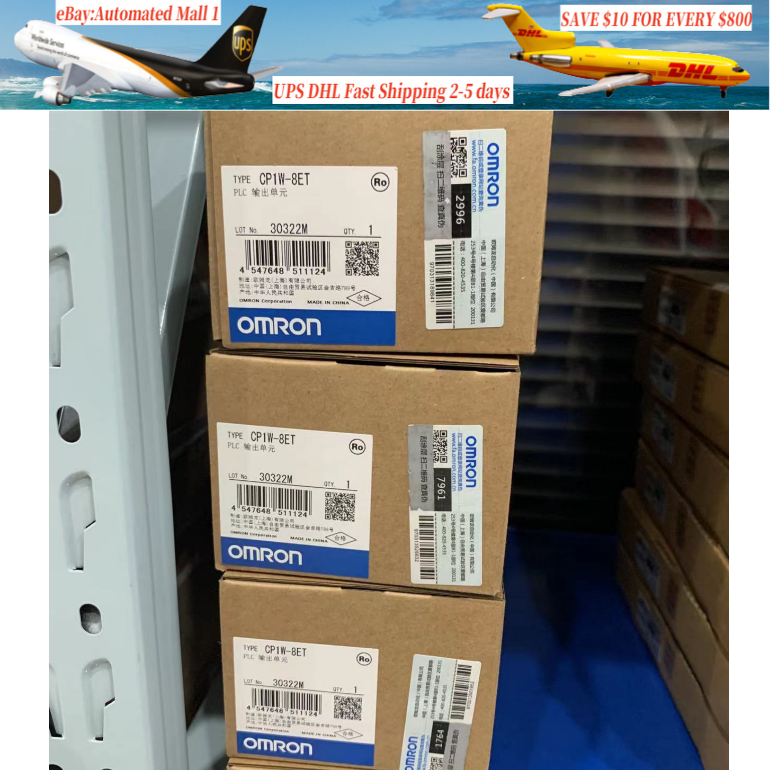 New CP1W-8ET OMRON CP1W-8ET PLC module Fast Shipping
