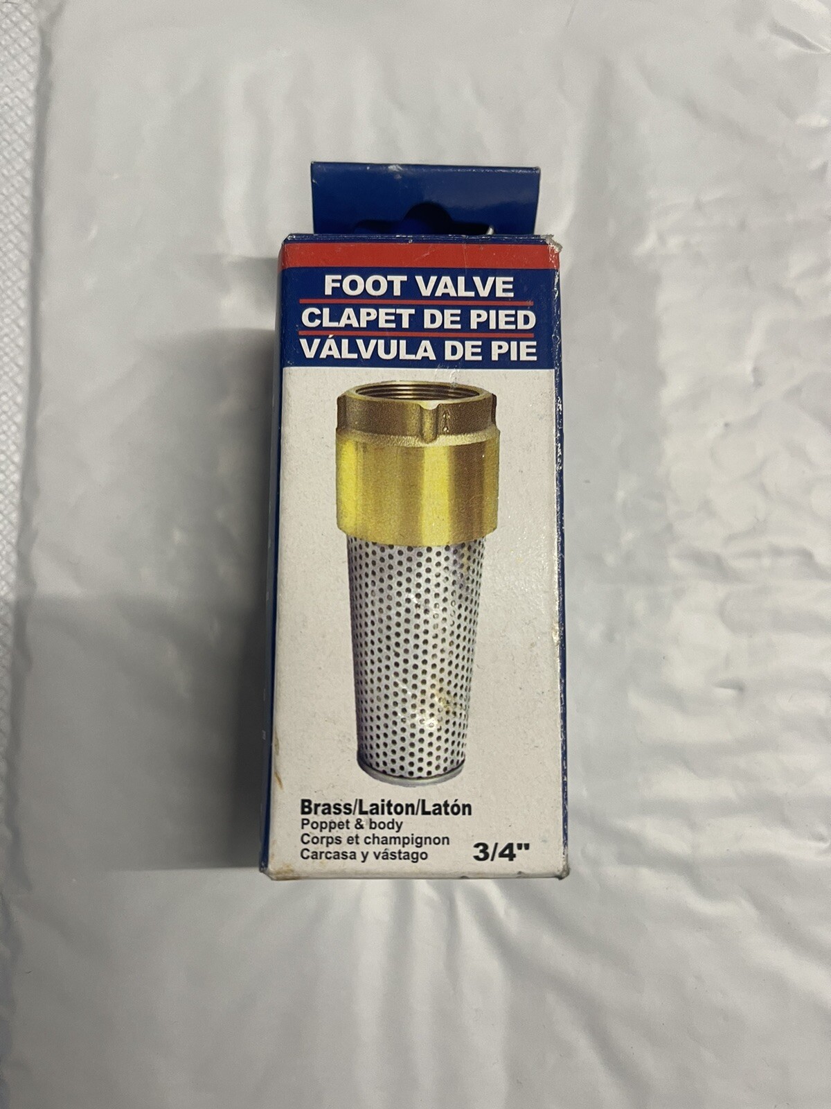 Plumbeeze Foot Valve, 1 Way 3/4", PENL-FV075 Foot Valve